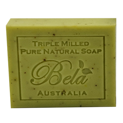 Bela Lemon Myrtle with Lemongrass Natural Soap Bar, 3.5 oz