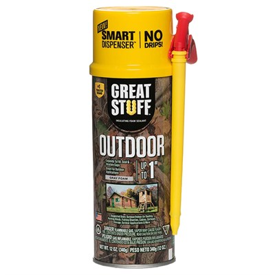 Great Stuff Smart Dispenser Outdoor Insulating Foam Sealant, 12 oz.