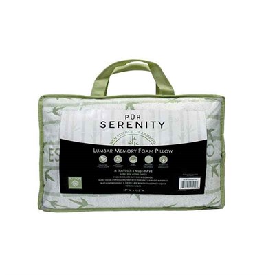 Pur Serenity Bamboo Memory Foam Lumbar Pillow