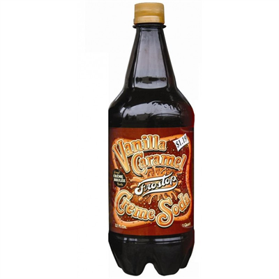 Frostop Vanilla Caramel Creme Soda, 32 oz