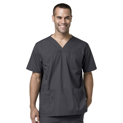 Carhartt Men's Ripstop Multi-Pocket Scrub Top - 3XL,Dark Pewter