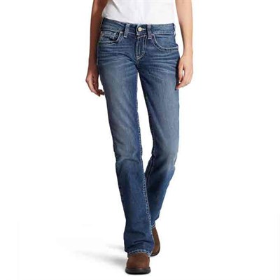 Ariat Women's Oceanside FR DuraStretch Entwined Boot Cut Jean - 27S