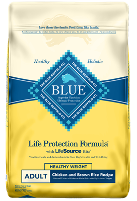 Blue Buffalo Life Protection Healthy Weight Adult Chicken and Brown Rice, 30 lbs