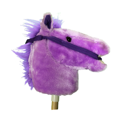 M&F Western Products Stick Pony with Sounds, Purple