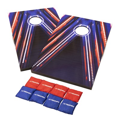 Triumph Sports LED 2-Foot x 3-Foot Patriotic Flag Pattern Bag Toss