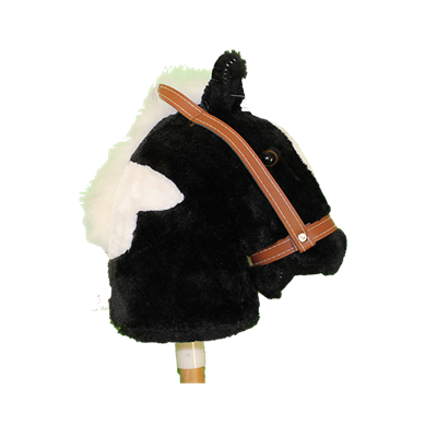 M&F Western Products Stick Pony with Sounds, Black