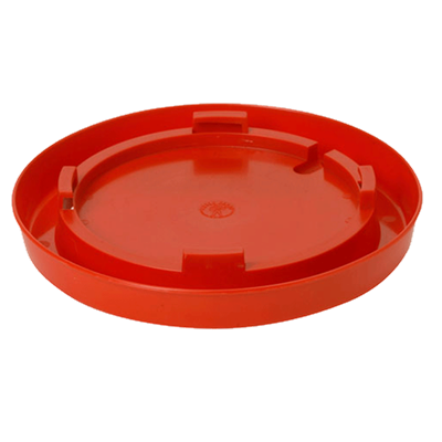 Miller Little Giant Manufacturing Plastic Nesting Waterer Base, Red