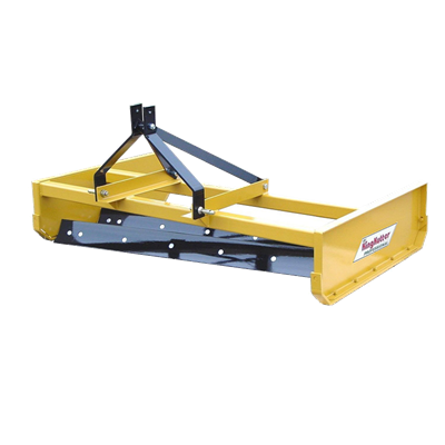 King Kutter 6-ft Professional Dual Edge Land Grader - Yellow