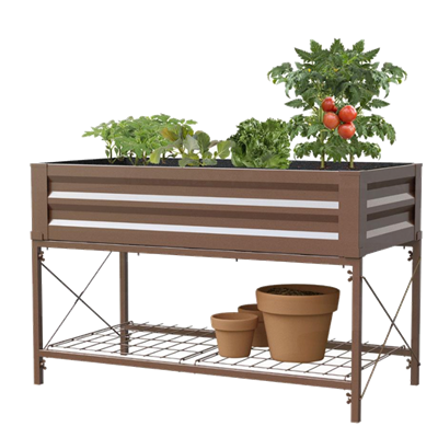 Panacea Brown Raised Garden Bed