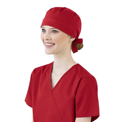 Wonderwink Unisex Solid Scrub Cap - Red