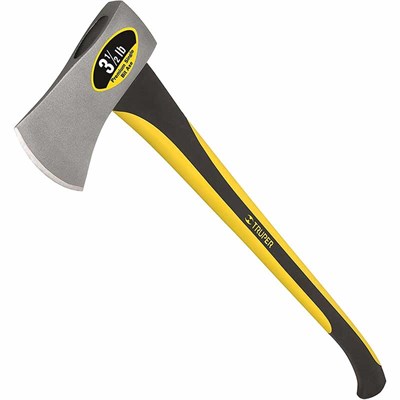 Truper 3-1/2-lb Single Bit Michigan Axe with 33-in Fiberglass Handle