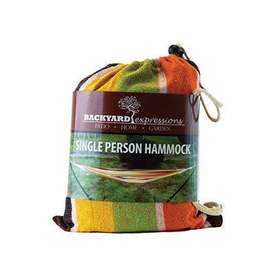 Backyard Expressions - Single Person Hammock - Color may vary