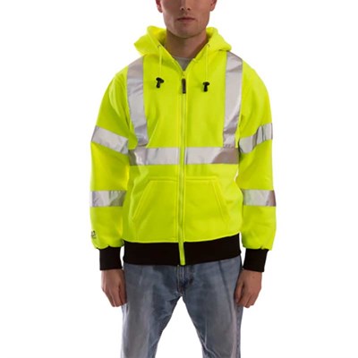 Tingley Men's Job Site Hi-Vis Zip-Up Hoodie-XL