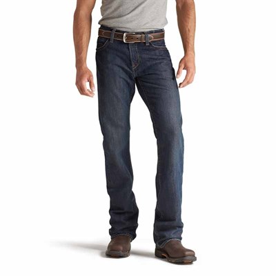 Ariat FR M4 Low Rise Boot Cut Jeans - Shale, 35, 36