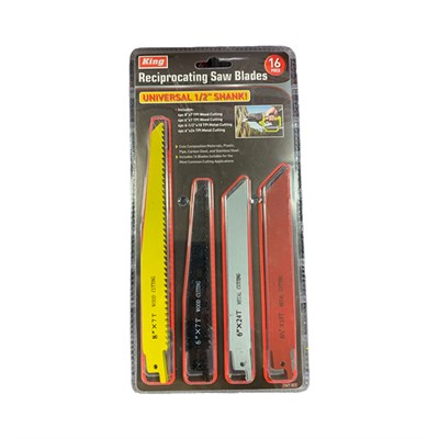 King 16 Piece Recip Saw Blade Set