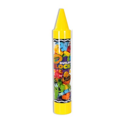 Crayola Giant Crayon Tube Block Set, Color May Vary