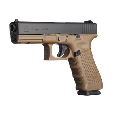 Glock G17 Gen4 9MM Semi-Auto Pistol in Dark Earth