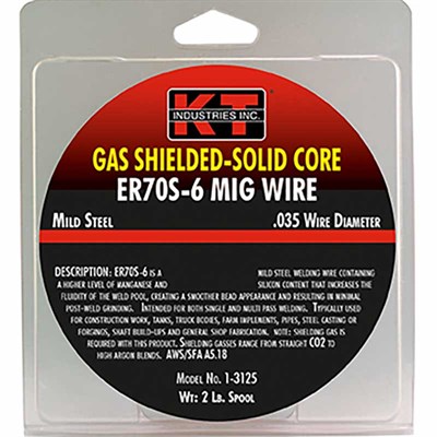 K-T Industries MIG Wire, ER70S-6, 0.035, 2-lb