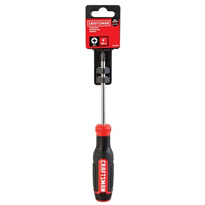 Craftsman #2 x 4 in. L Phillips Bi-Material Screwdriver