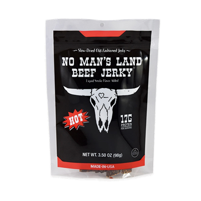 No Man's Land Hot Jerky, 3.5 oz