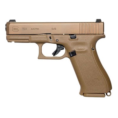 Glock G19X G5 FDE 9MM Semi Auto Pistol