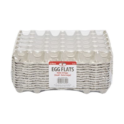 Miller Egg Flats, Package of 12