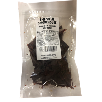 Iowa Smokehouse Home Style Original Beef Jerky, 10 oz