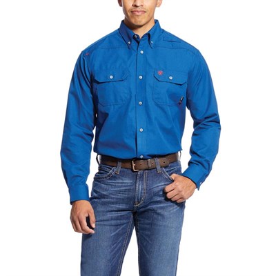 Ariat Men's FR Royal Featherlight Long Sleeve Work Shirt-XL, Tall