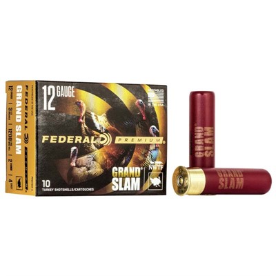 Federal Grand Slam 12 Gauge 4 Shot 3 1/2-in Shotshell Shotgun Ammunition, 10 rounds