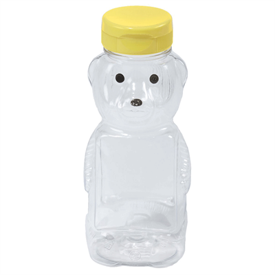 Miller Little Giant Manufacturing Plastic Bear Bottle, 12 oz, 12 pack