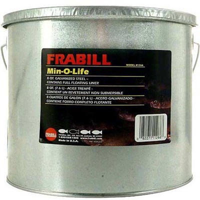 Frabill Galvanized Floating Bucket, 8-qt