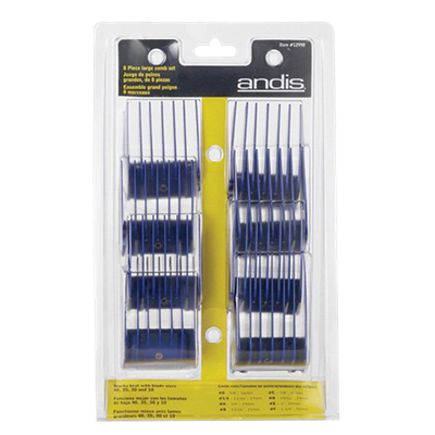 Andis Comb Attachment Set, 8 piece