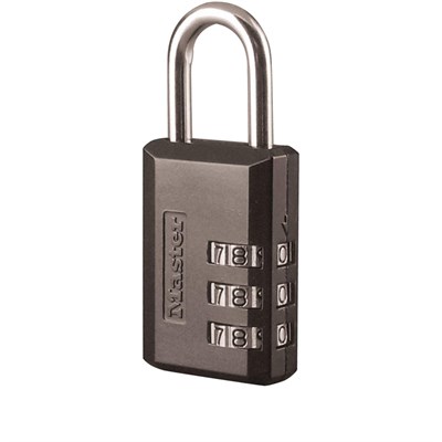 Master Lock 647D Padlock, 1, Black