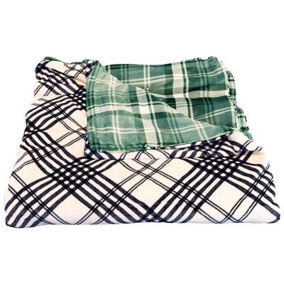 Mantolok Reversible Flannel Blanket, 90