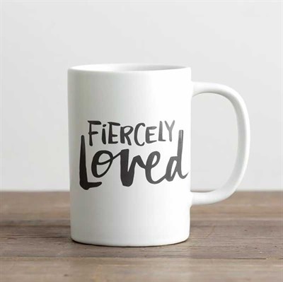 Dayspring 'Fiercely Loved' True and Write Mug