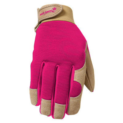 Wells Lamont Work Gloves, Women's, Suede Leather Palm Ultra Comfort, Medium, Color Received May Vary