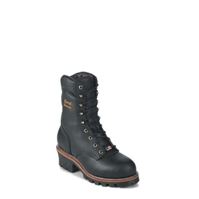 Chippewa Men's Arador Black Waterproof Laceup Boot-10, E