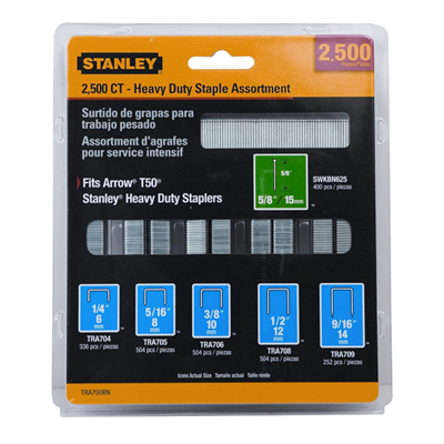 Stanley Heavy Duty Staple Assortment