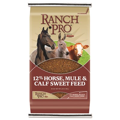 Ranch Pro 12% Horse, Mule & Calf Sweet Feed, 40 lbs.