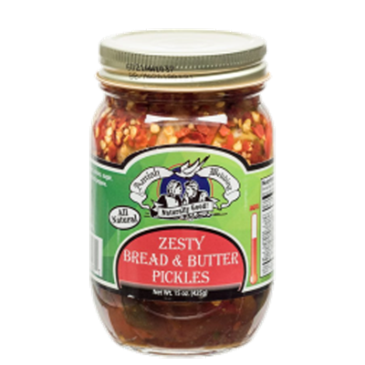 Amish Wedding Zesty Bread & Butter Pickles, 15 oz