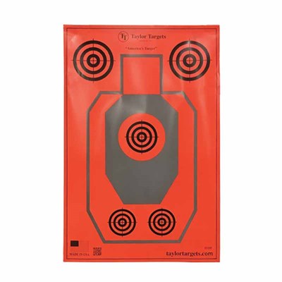 Taylor Targets Pro Series Large Paper Targets, 10 pack