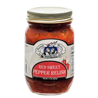 Amish Wedding Red Sweet Pepper Relish, 15 oz