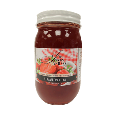 Das Jam Shoppe Strawberry Jam, 1 pint