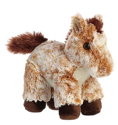 Aurora Mini Flopsies 8-in Mocha Horse