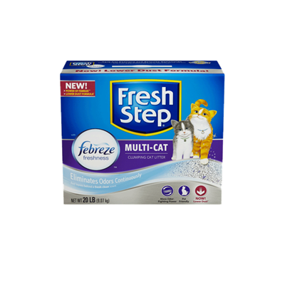 Fresh Step Multi-Cat Scoopable Litter, 20 lbs