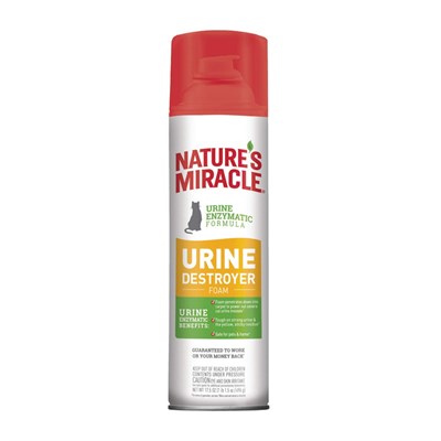 Nature's Miracle Urine Destroy Cat Foam, 17.5 oz.