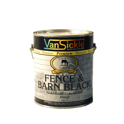 Van Sickle Paint Flat White Barn and Outbuilding Oil Based Paint, 1 gallon