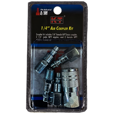 K-T Industries Coupler Kit, 1/4 in, 5 Piece