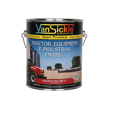 Van Sickle Paint Tractor Enamel, Ford Red Gloss, 1 gallon