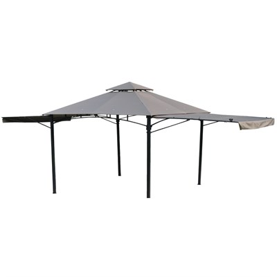 Backyard Expressions Double Ending Gazebo, 10 ft x 10 ft